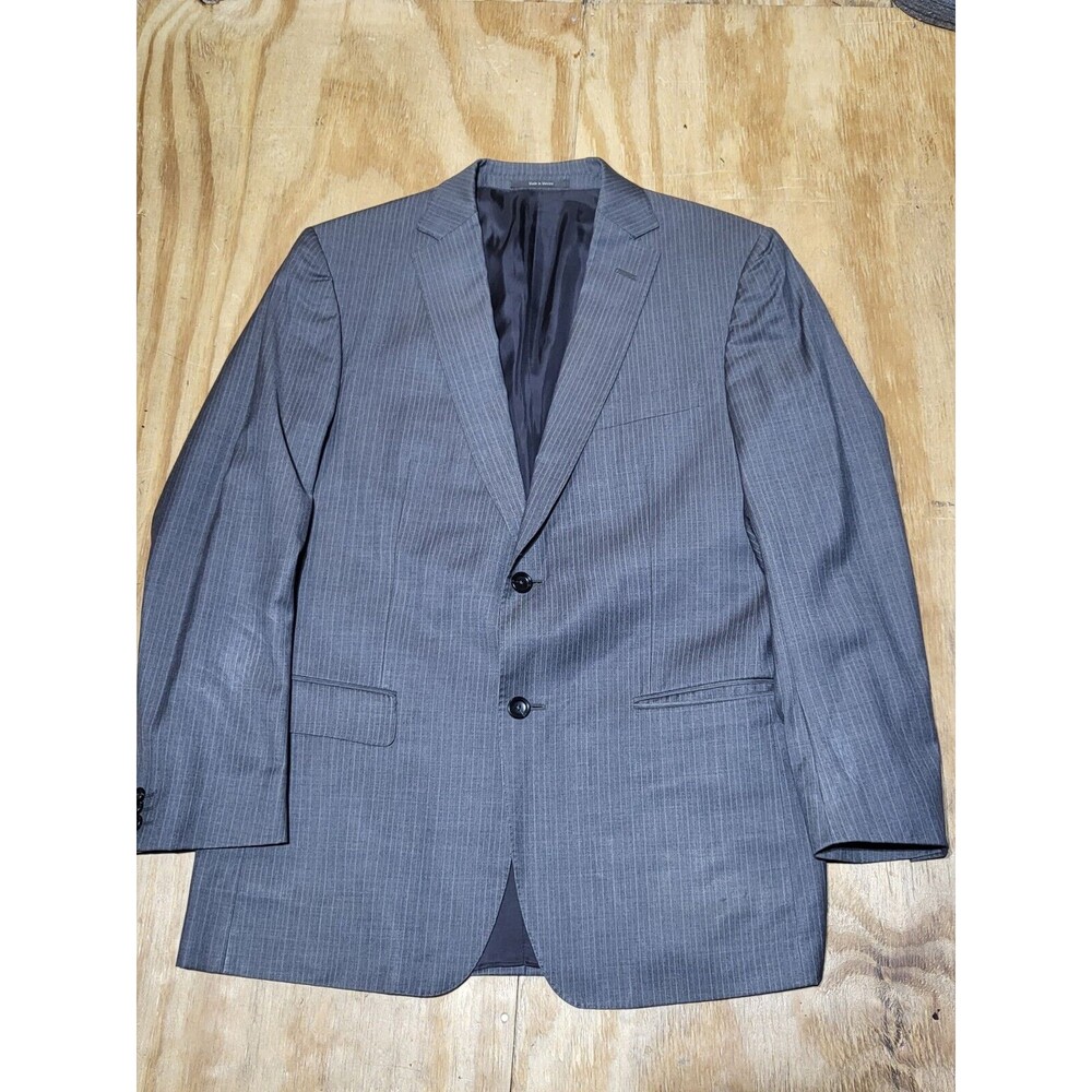 Z Zegna by Ermenegildo Zegna 2 Button Striped Suit Jacket Blazer Men 50R @i2